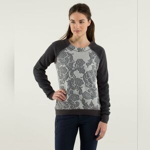 Lululemon Athletica Gray Patterned Sweatshirt